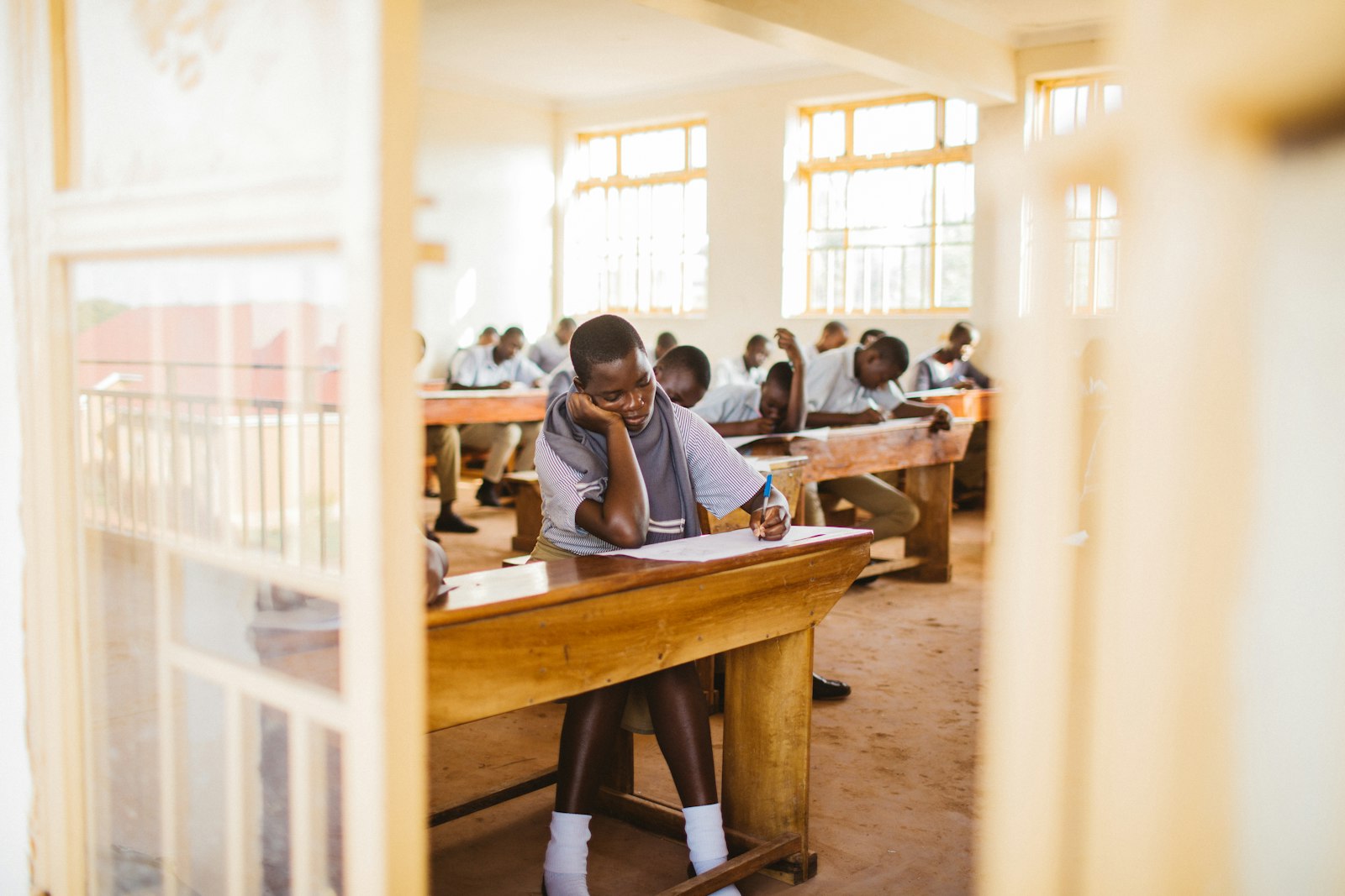 Salle de classe de l'école de SYNESS Education Partners au Sénégal